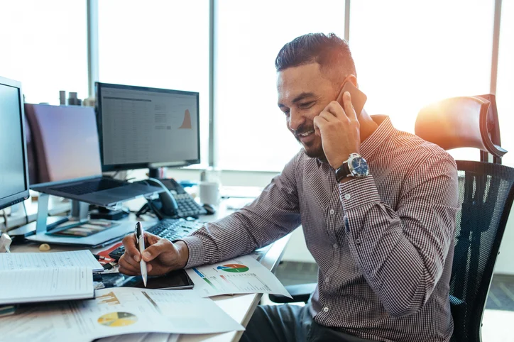 Employer reviewing staffing needs